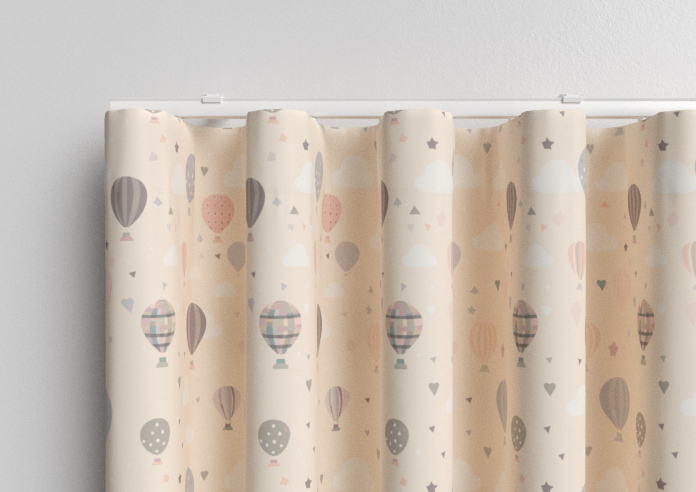 Balloon Festival, Soft Cream - Made to Measure Curtains - Image 13